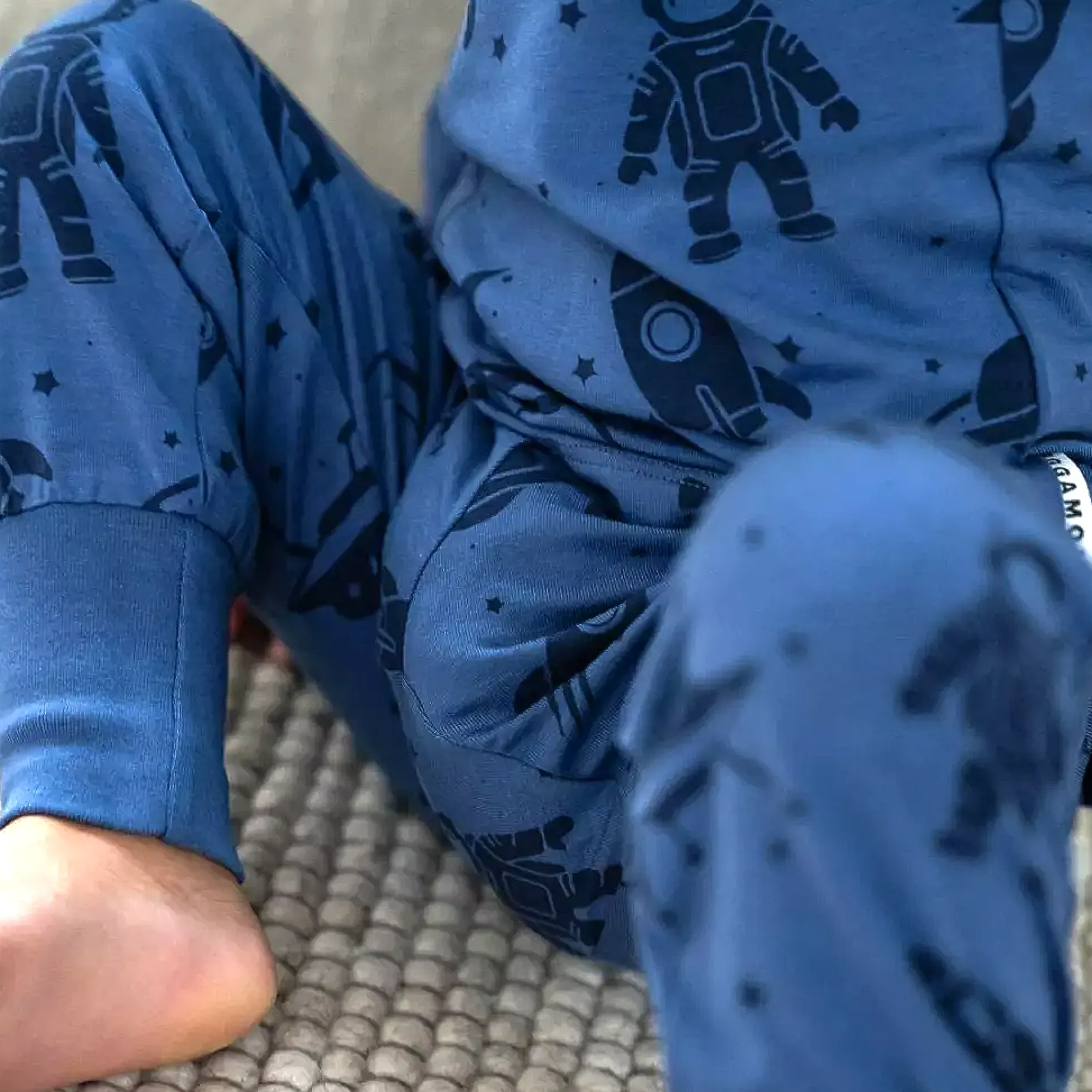 Babybyxor Bambu Blå Astronaut