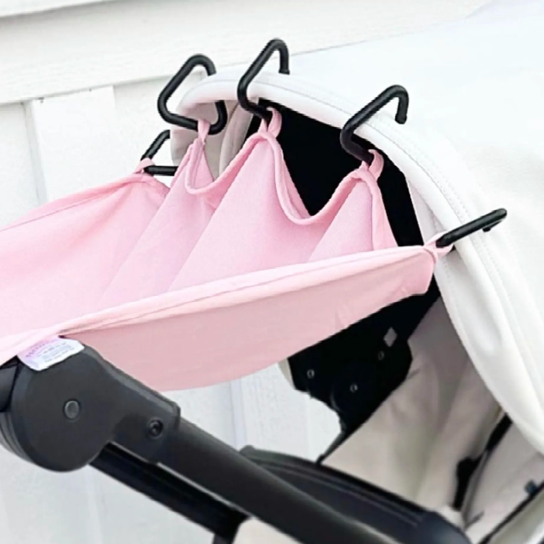 Barnvagnsring 4-pack Svart