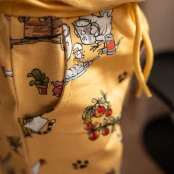Collegeshorts Pettson och Findus Gul
