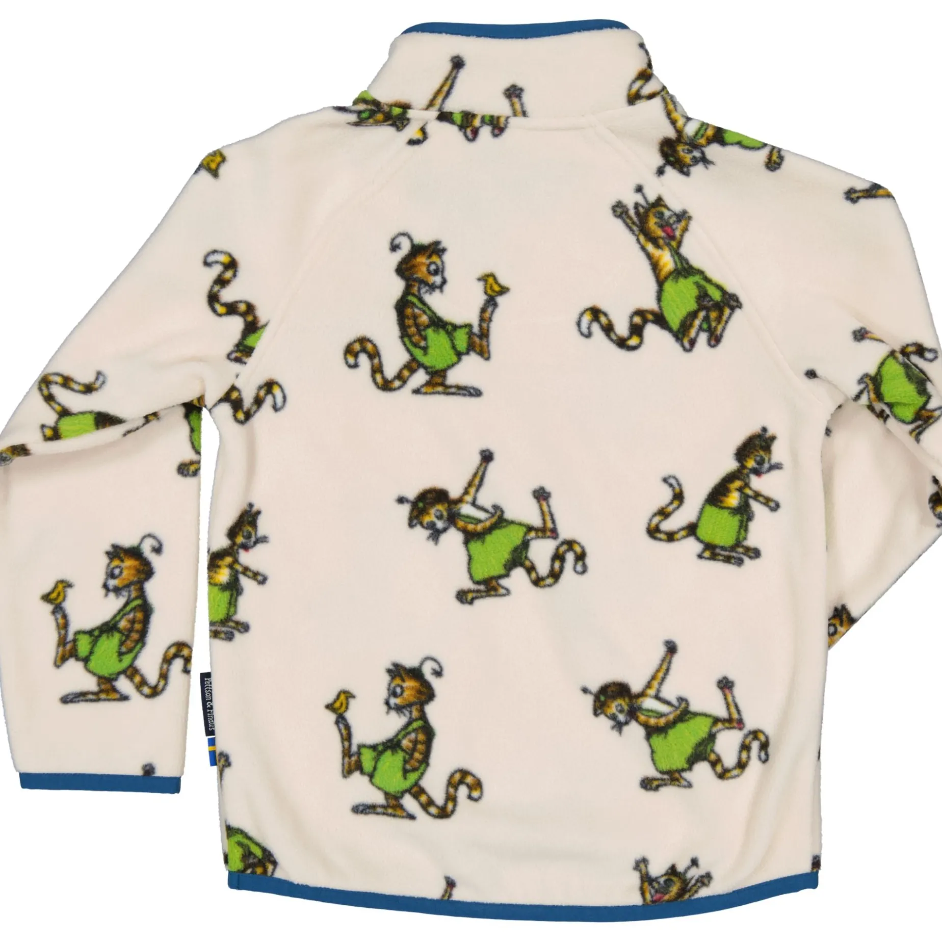 Fleecejacka Pettson och Findus Beige