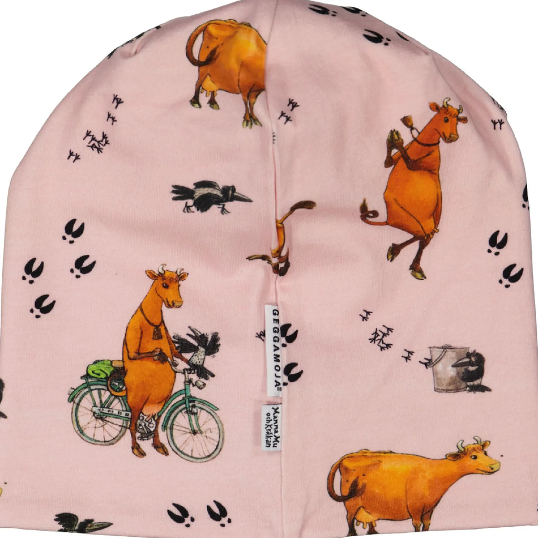 Fleecemössa Mamma mu och Kråkan Rosa