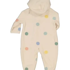 Fleeceoverall Dots Beige