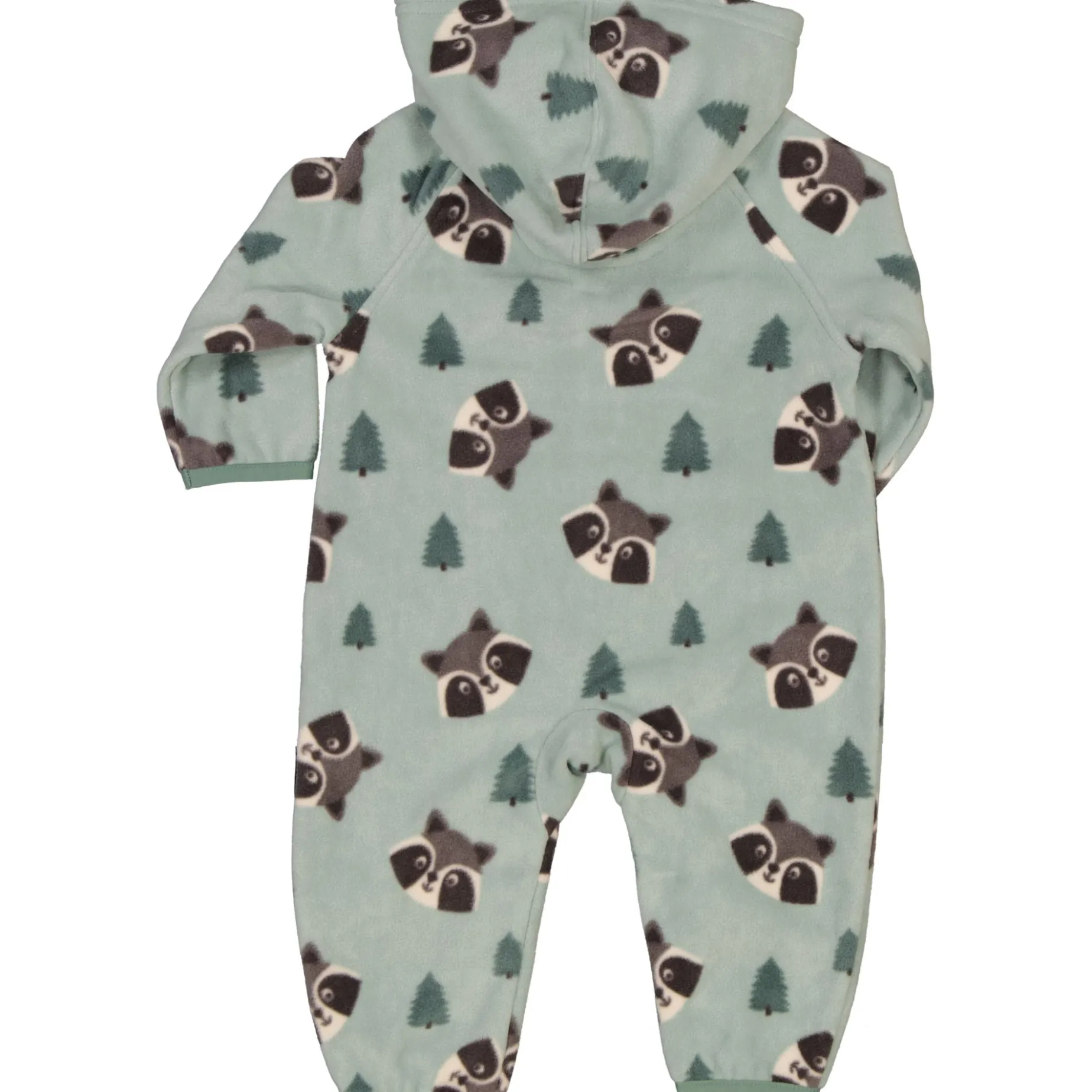 Fleeceoverall Racoon Grön