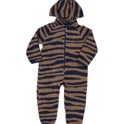 Fleeceoverall Zebra Blå/Brun