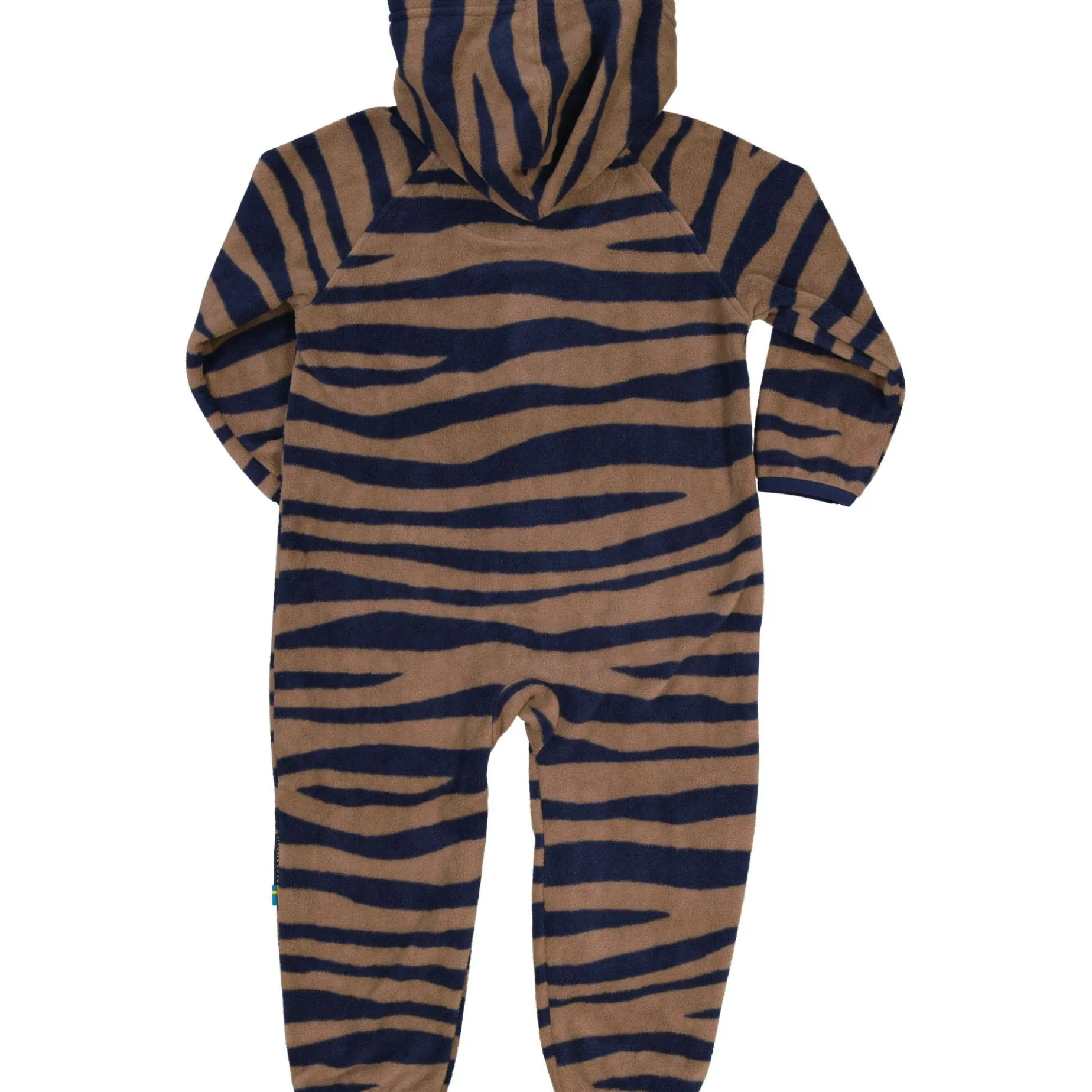 Fleeceoverall Zebra Blå/Brun