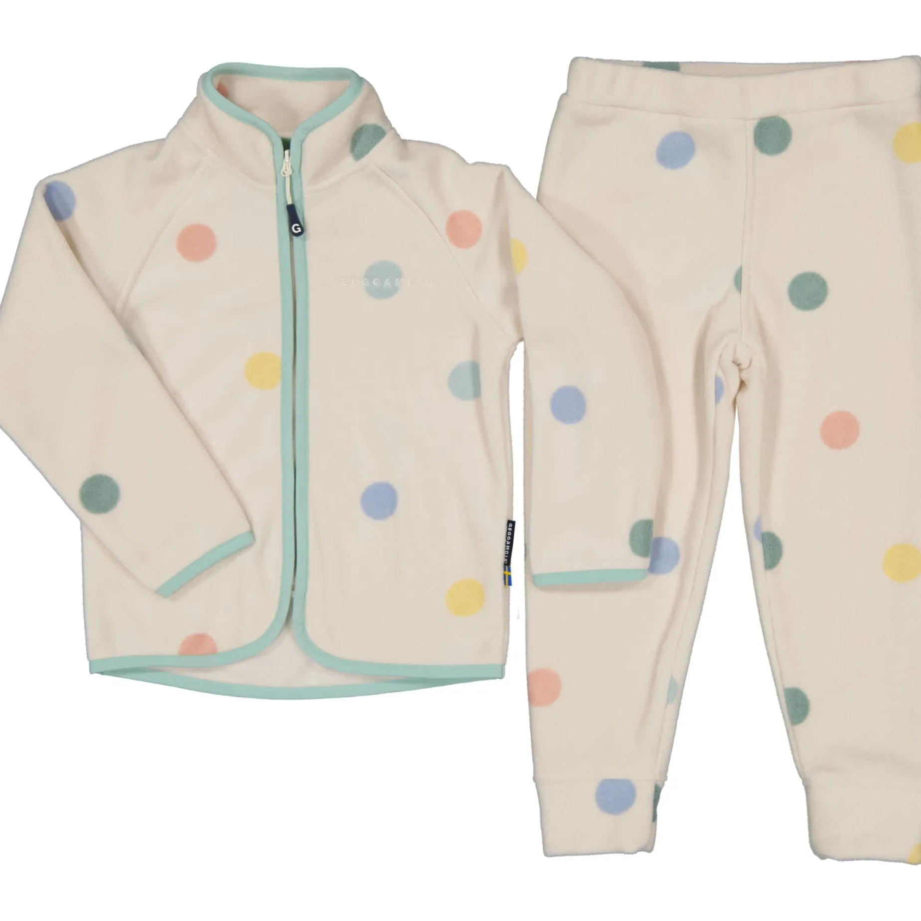 Fleeceset Dots Mint
