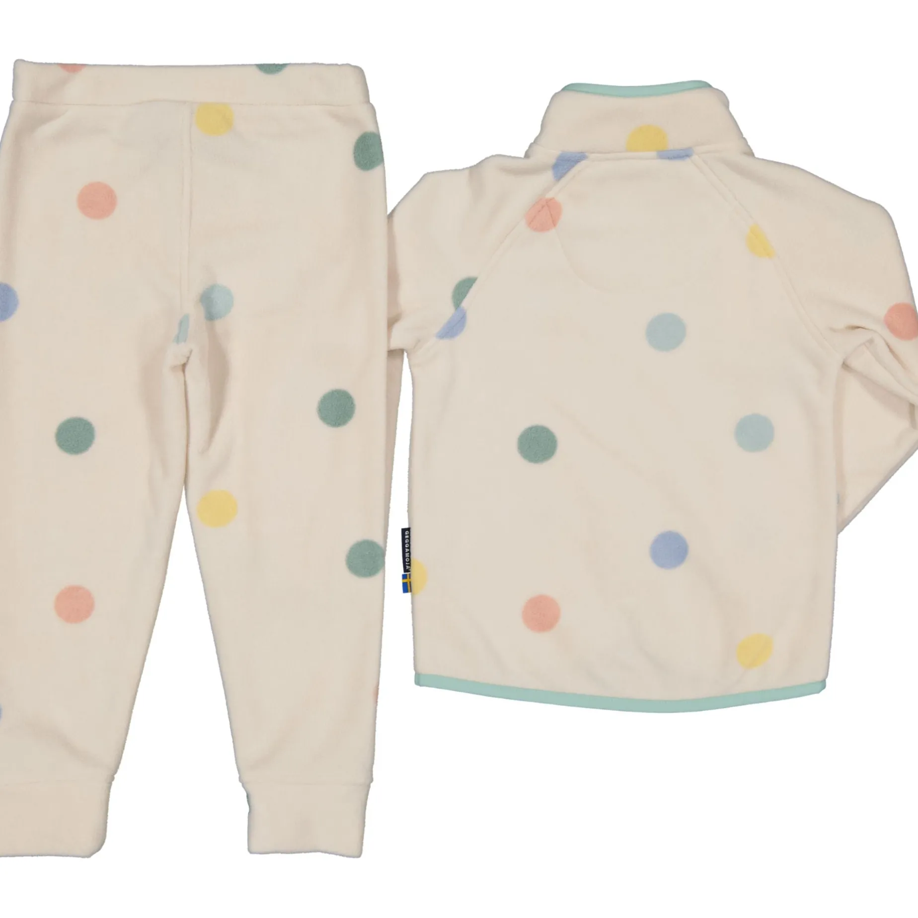Fleeceset Dots Mint