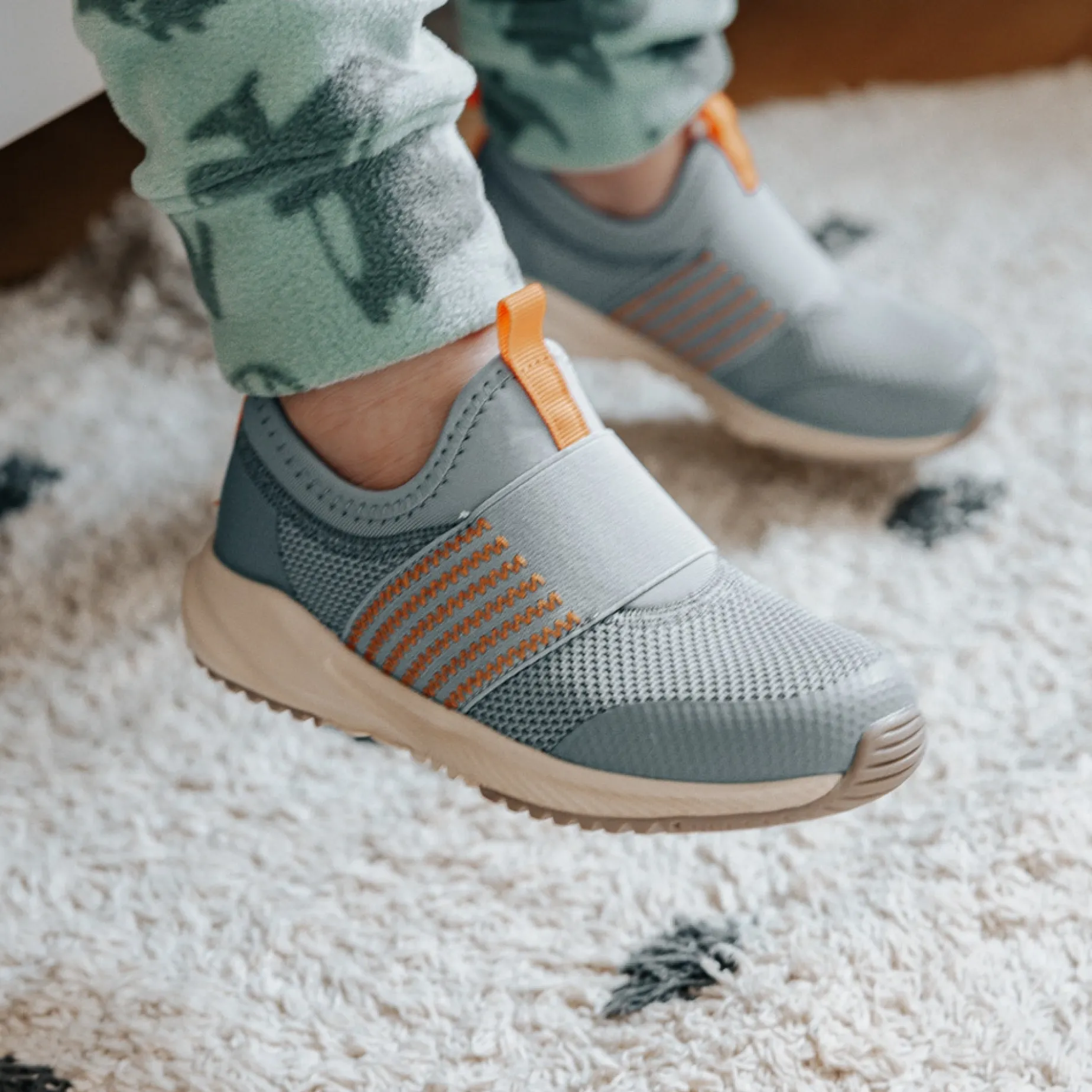 Fly knit sneaker Dusty Blue