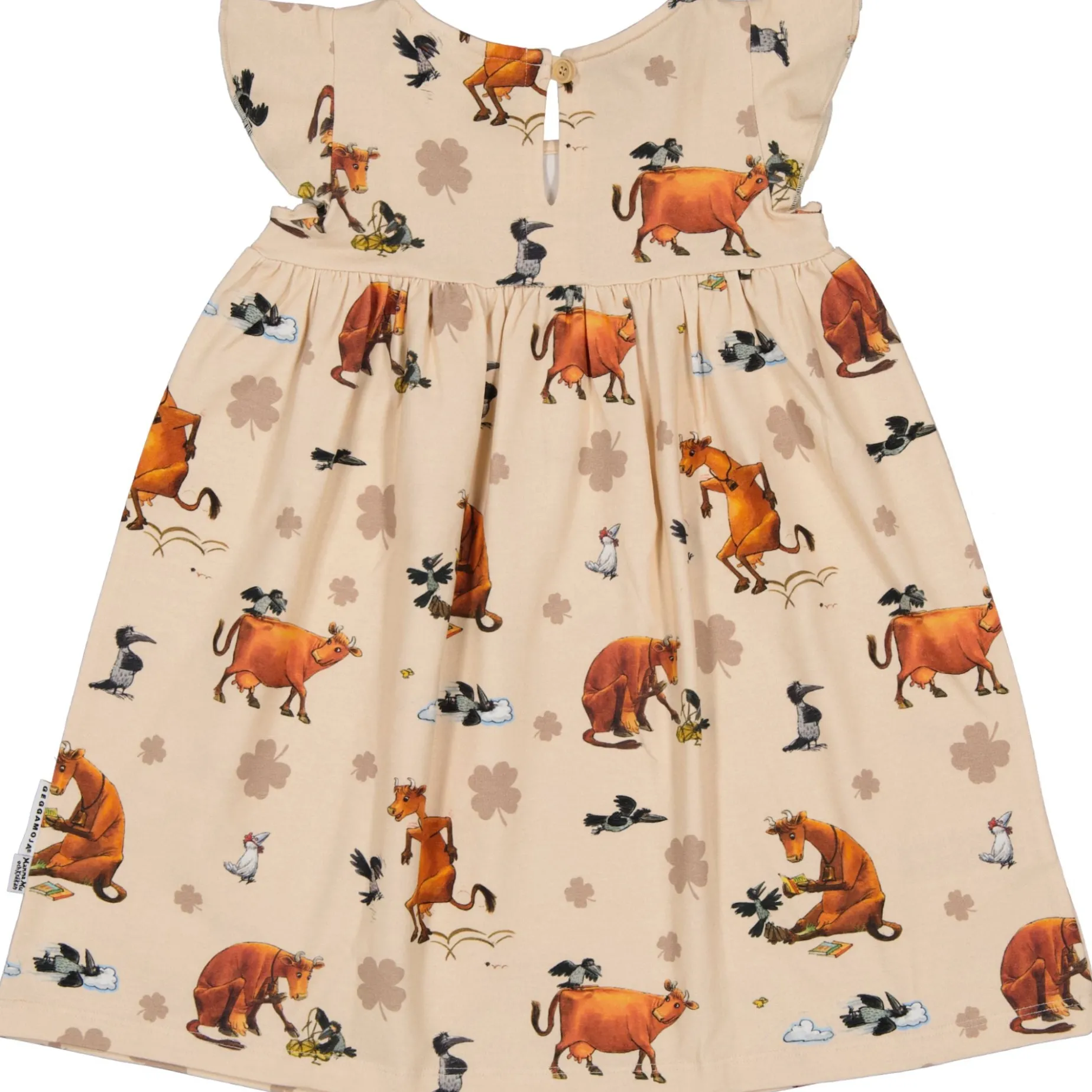 Klänning Mamma Mu och Kråkan Beige