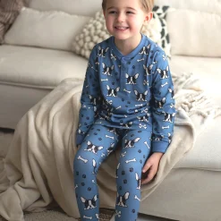 Leggings Bambu Bulldog Blå