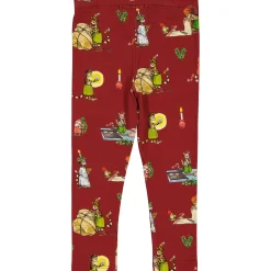 Leggings Pettson och Findus Röd - Julmotiv