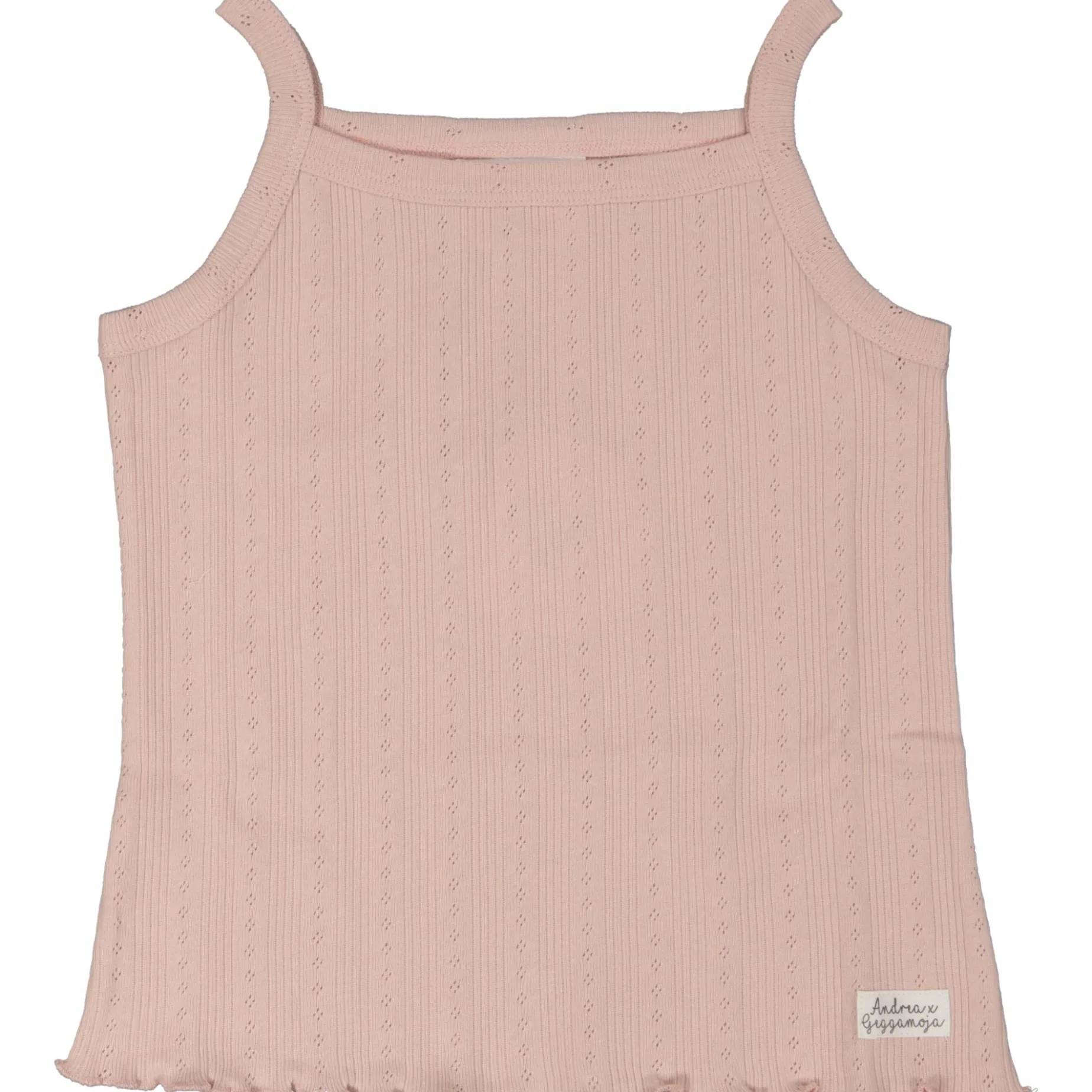 Linne Pointelle Pink Rose