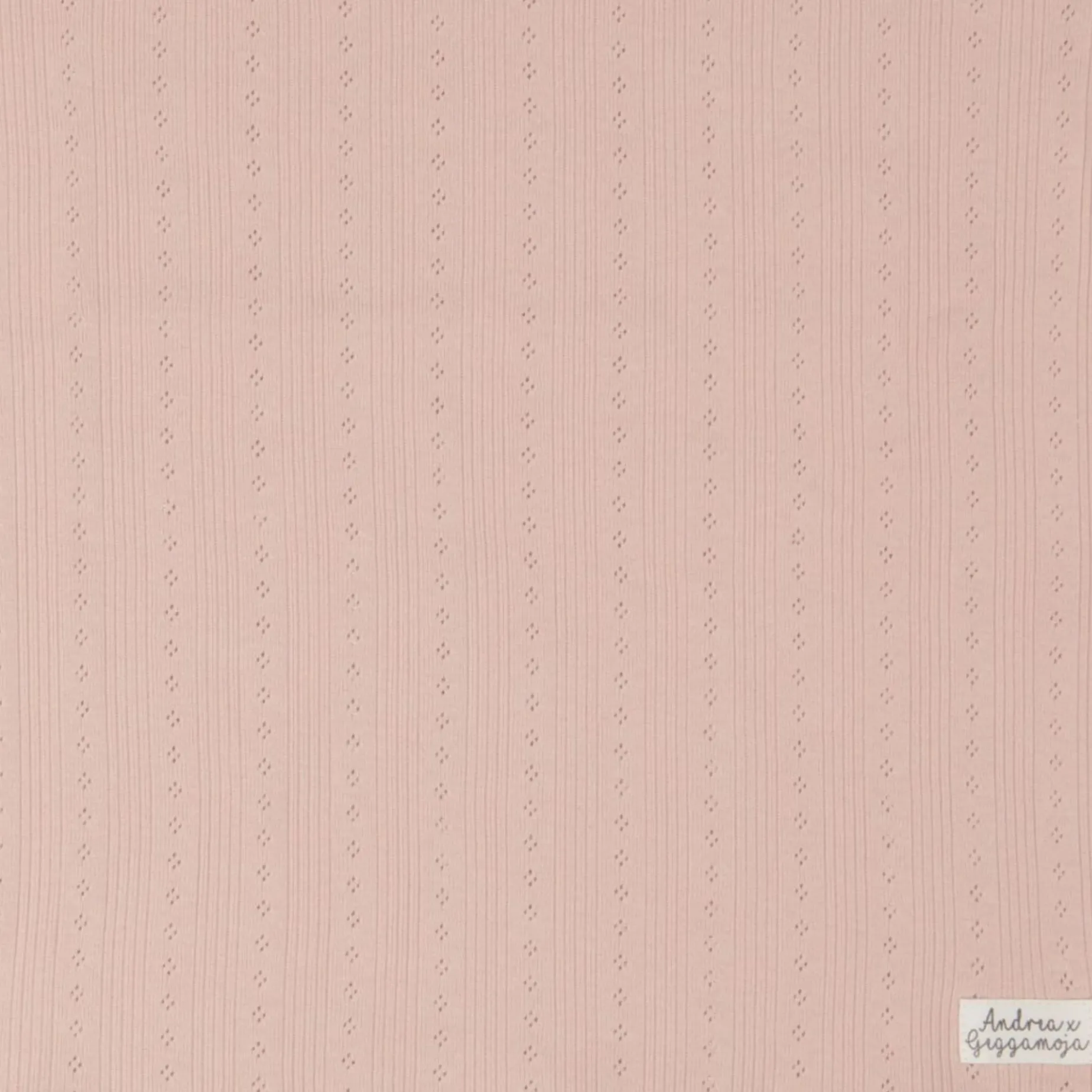 Linne Pointelle Pink Rose