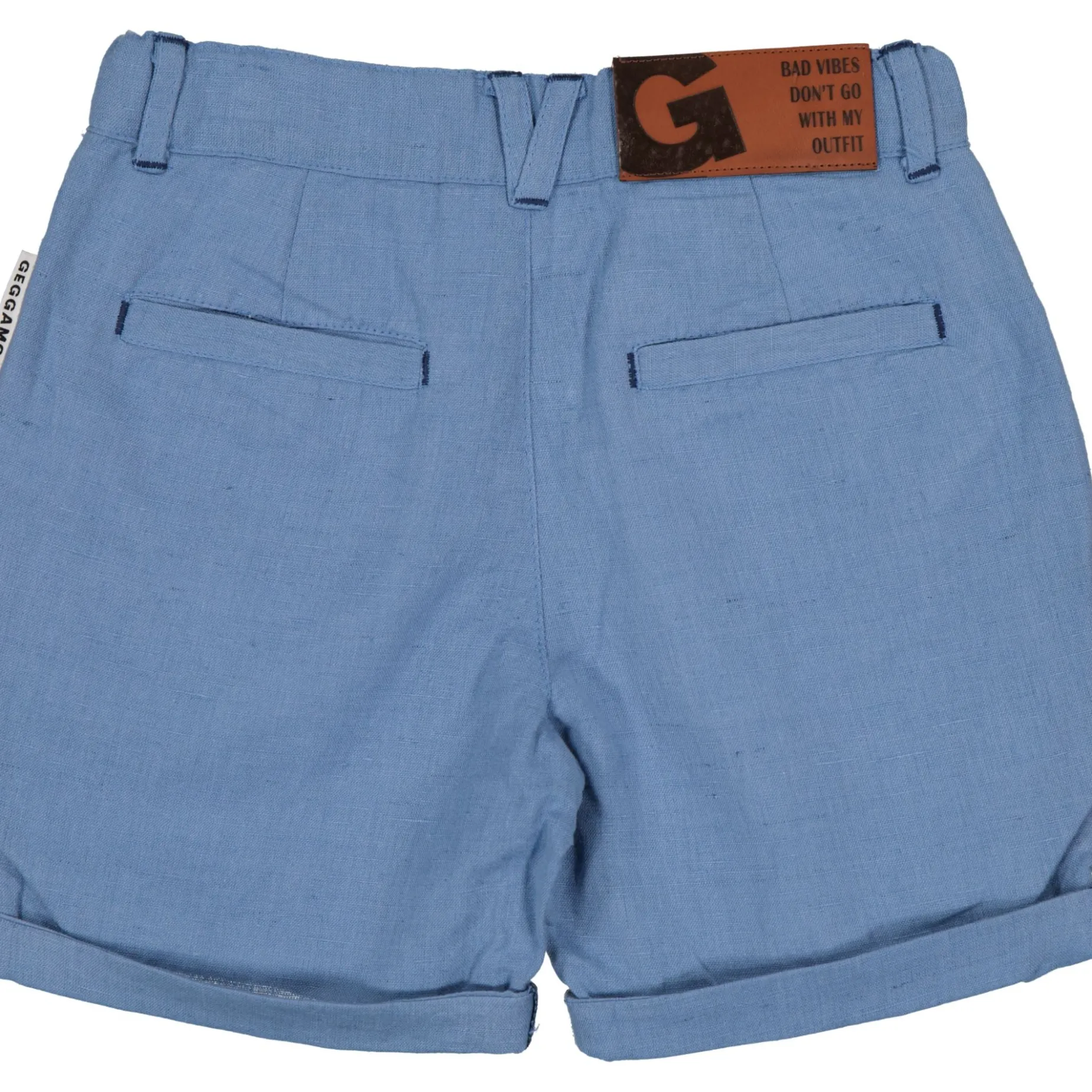 Linneshorts Blå