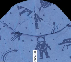Mössa Bambu fleecefodrad Astronaut Blå