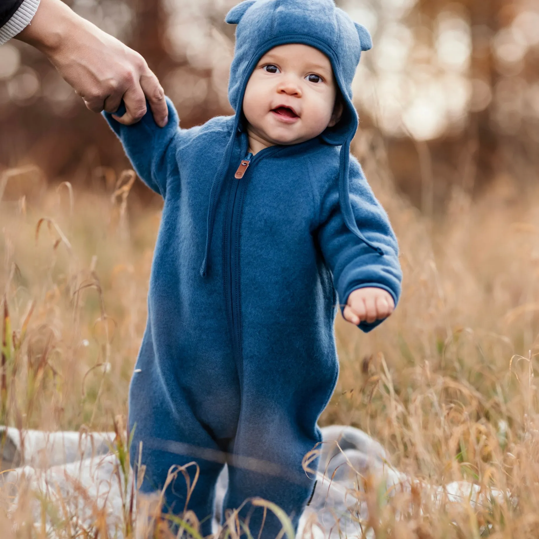 Overall Ullfleece Blå