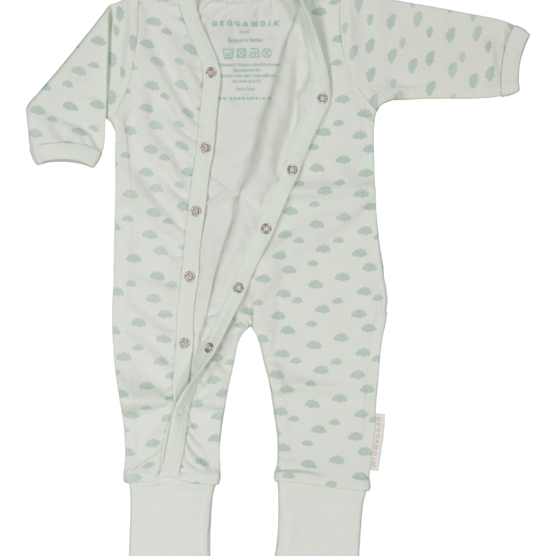 Prematurdräkt bambu Grön