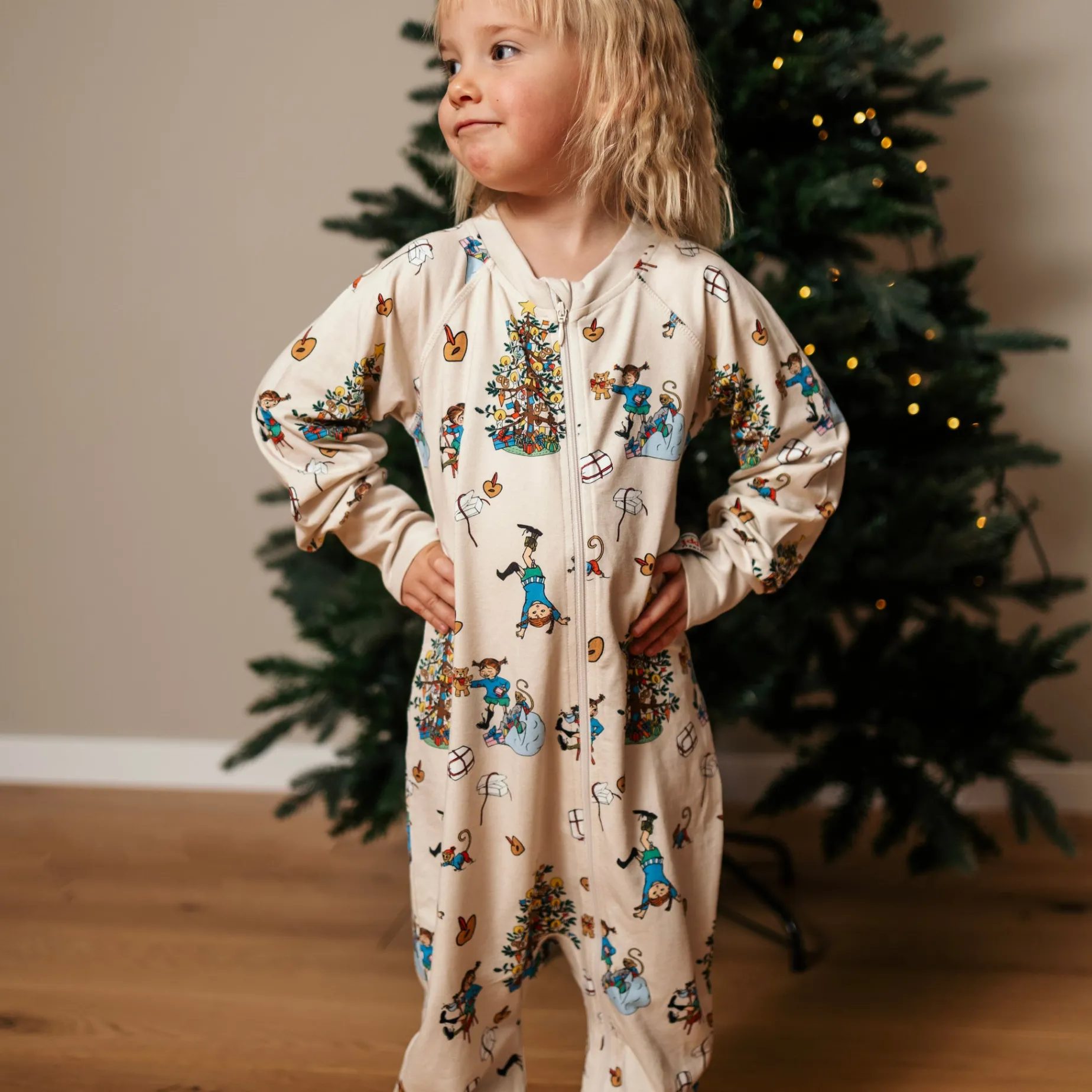Pyjamas Pippi Långstrump - Julpyjamas