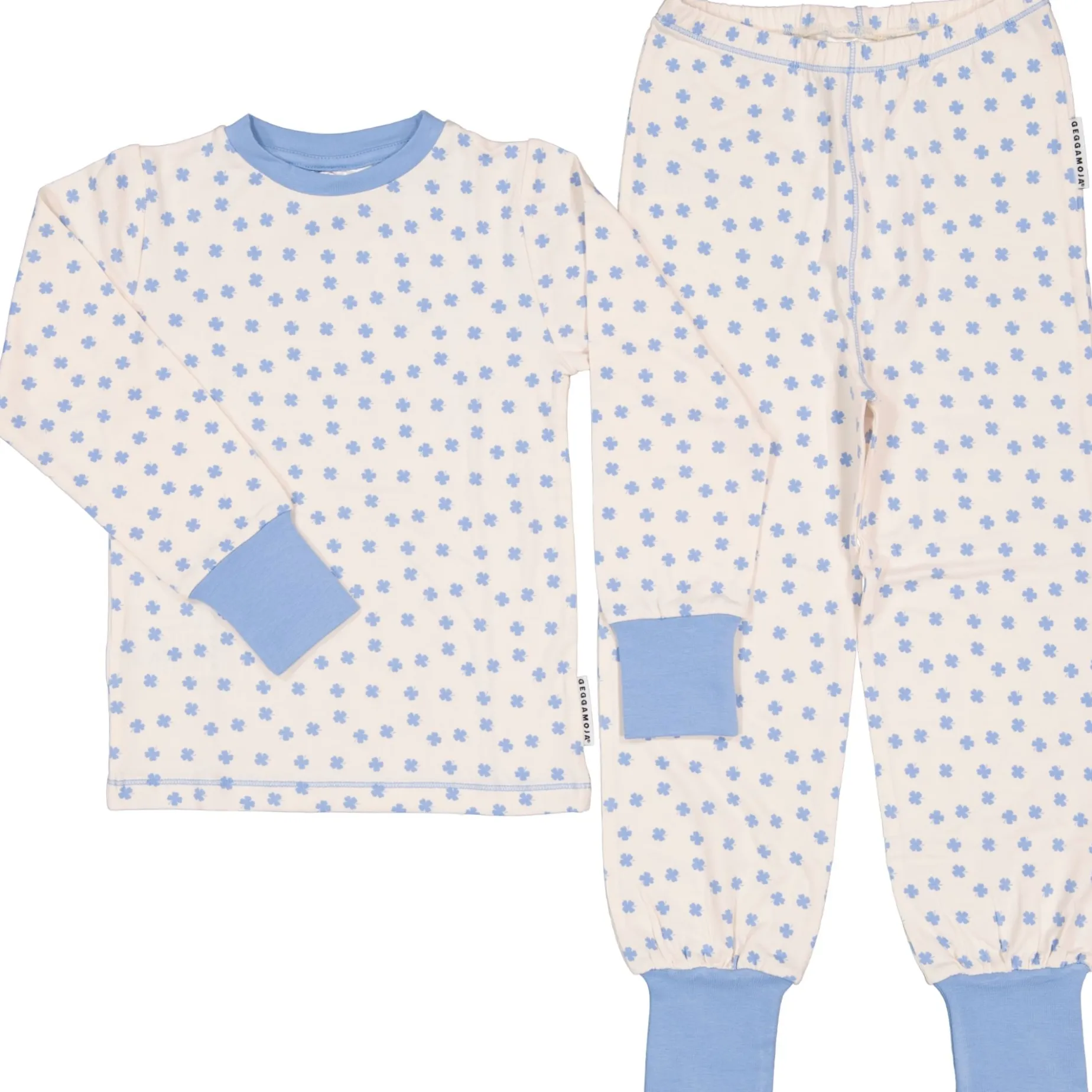 Pyjamas tvådelad Bambu Blå Klöver