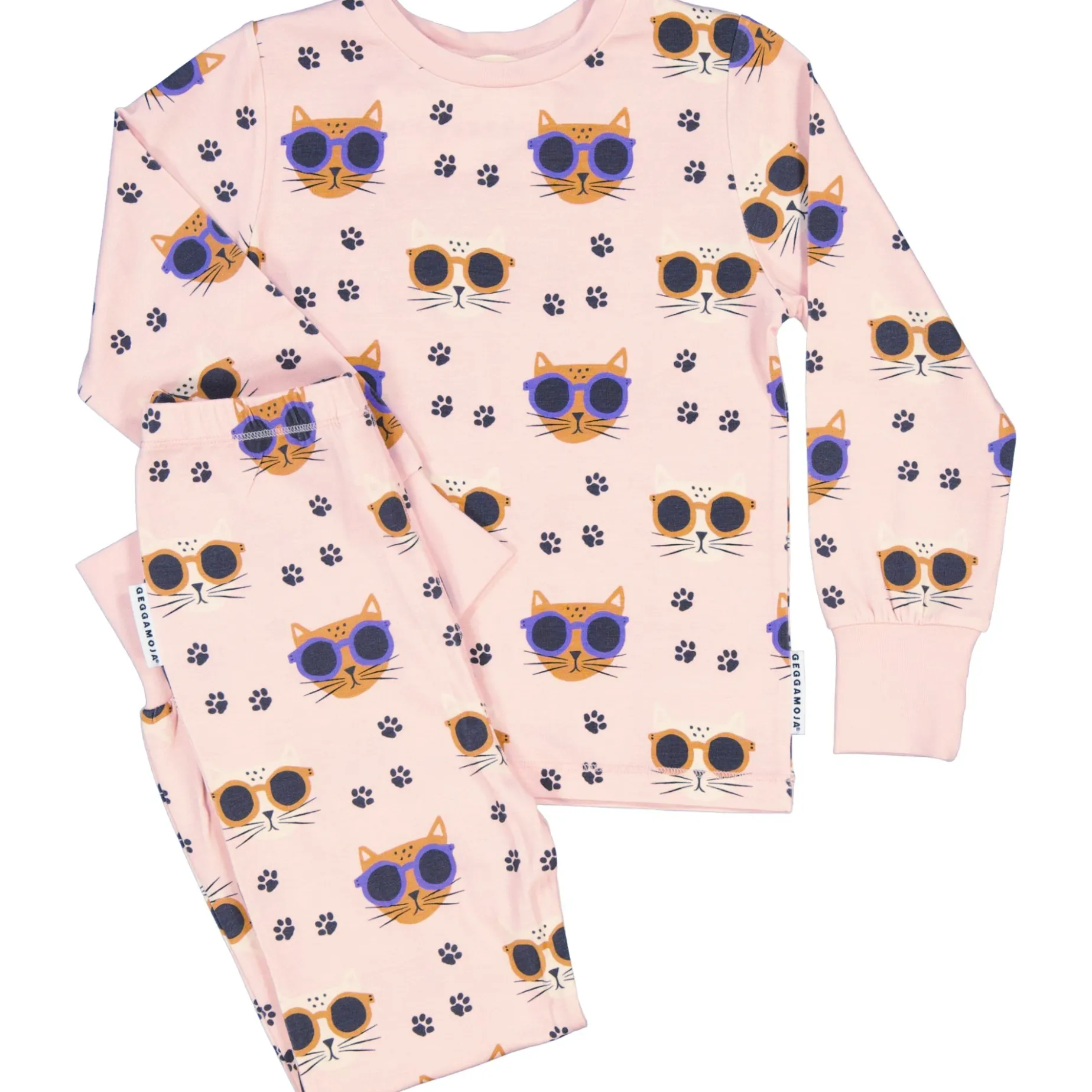 Pyjamas tvådelad Bambu Cool Cats Rosa
