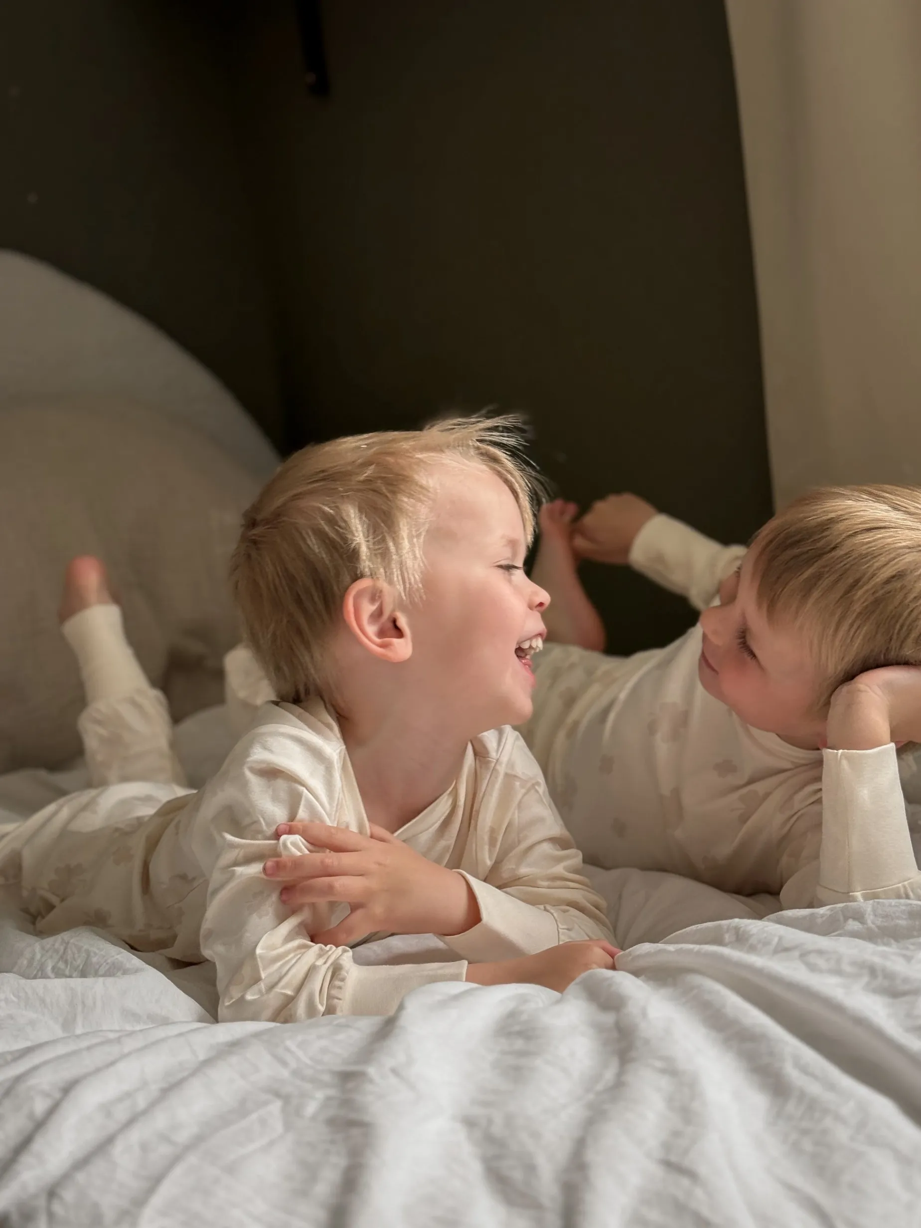 Pyjamas tvådelad Bambu Klöver Beige