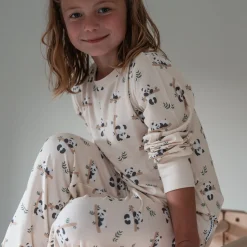 Pyjamas tvådelad Bambu Panda Beige