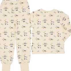Pyjamas tvådelad Bambu Panda Beige