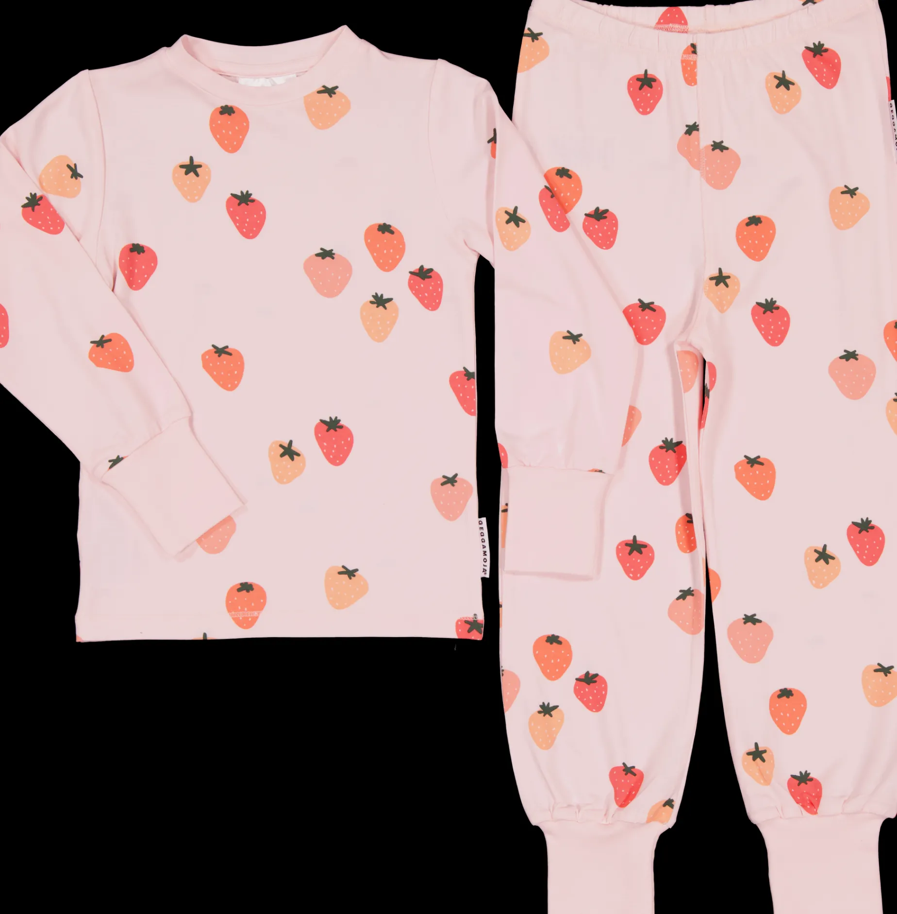 Pyjamas tvådelad Bambu Strawberry