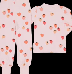 Pyjamas tvådelad Bambu Strawberry