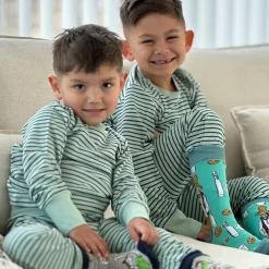 Pyjamas tvådelad Grön/Navy