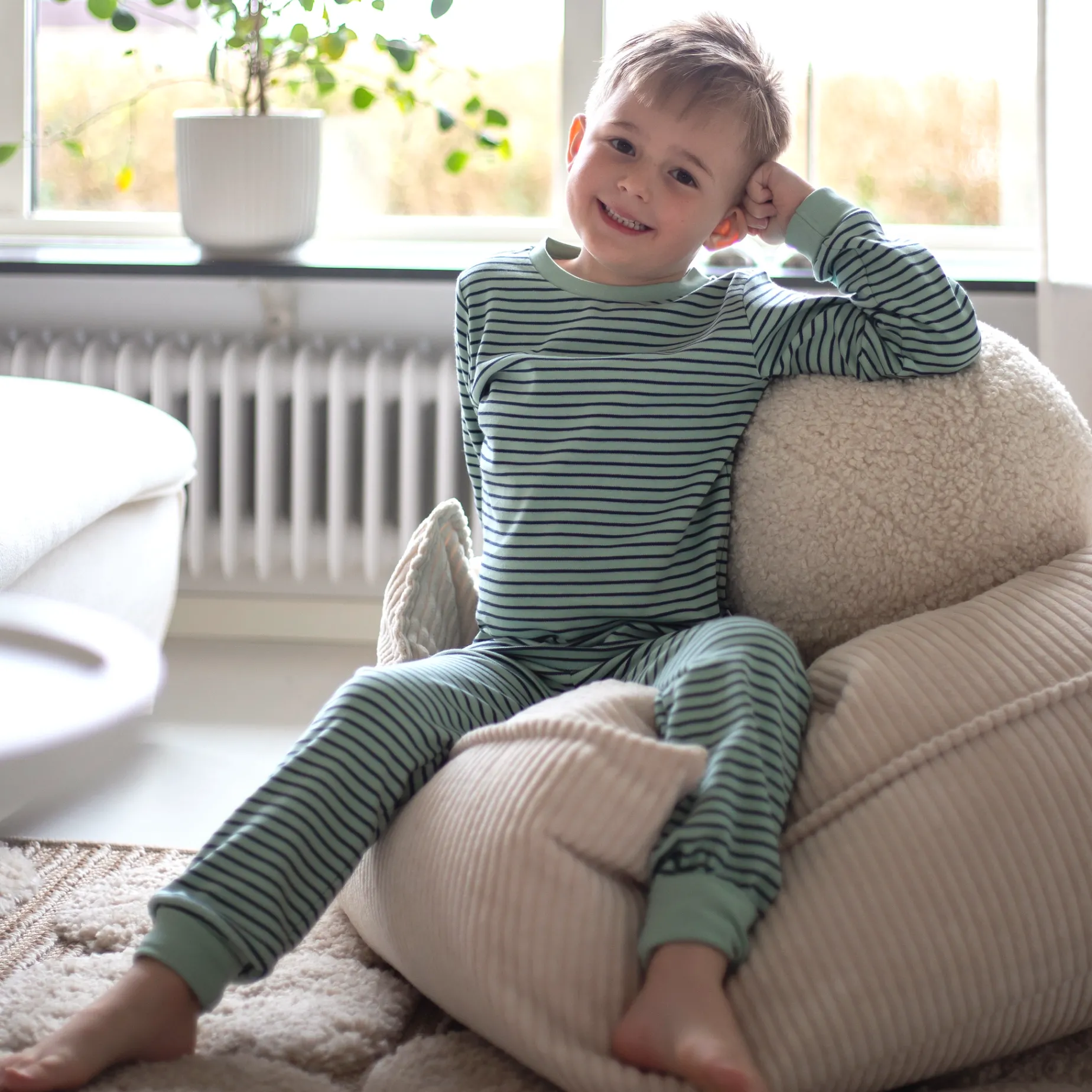 Pyjamas tvådelad Grön/Navy