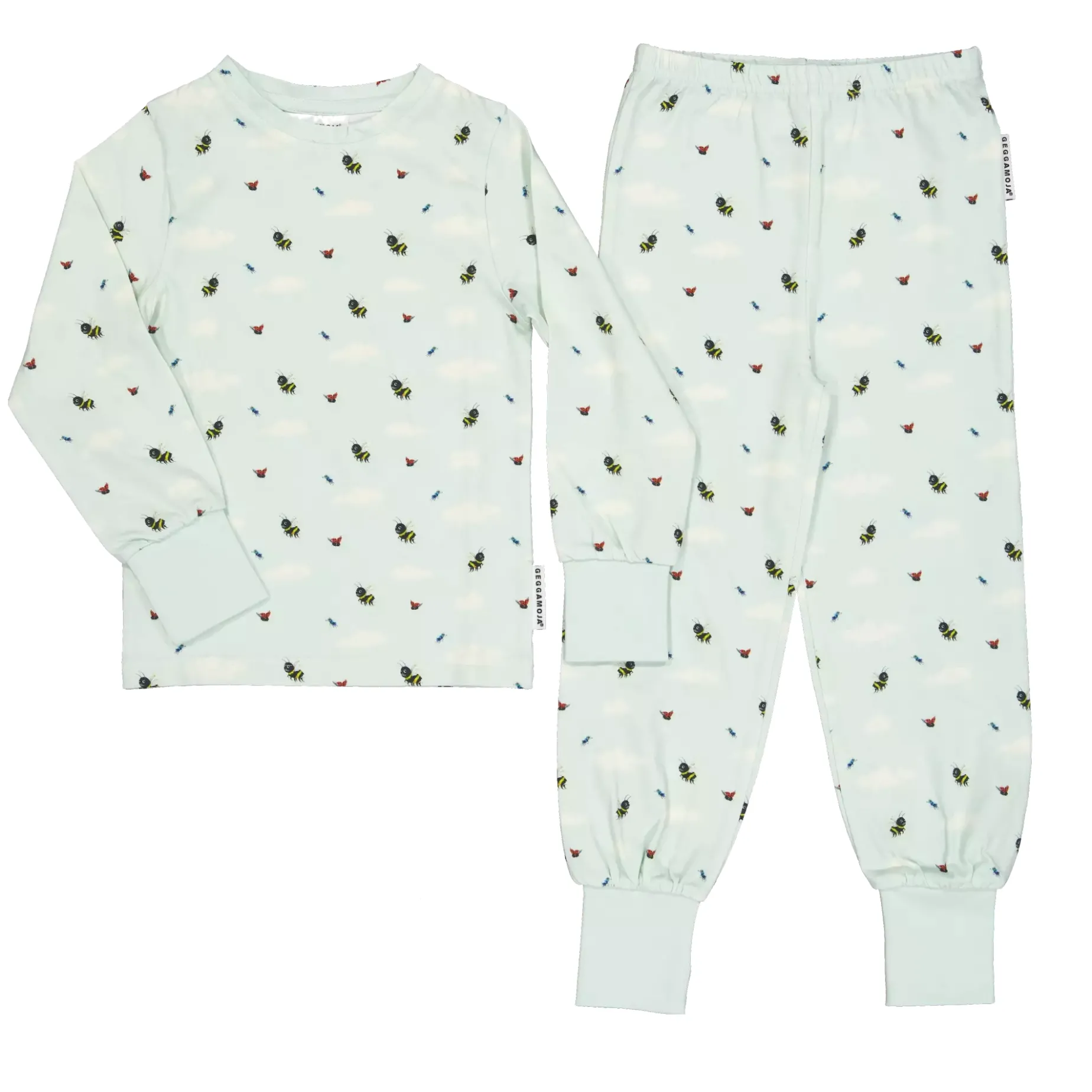 Pyjamas tvådelad Humlan Djojj Mint
