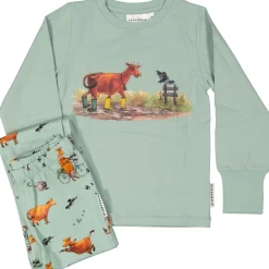 Pyjamas tvådelad Mamma Mu och Kråkan Grön
