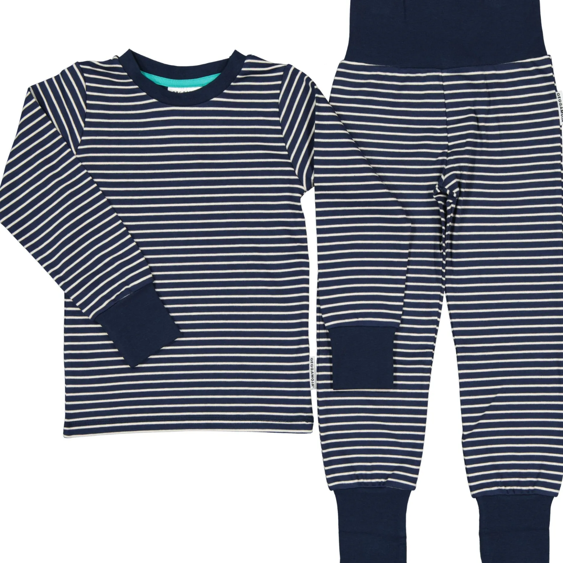 Pyjamas tvådelad Navy/Beige