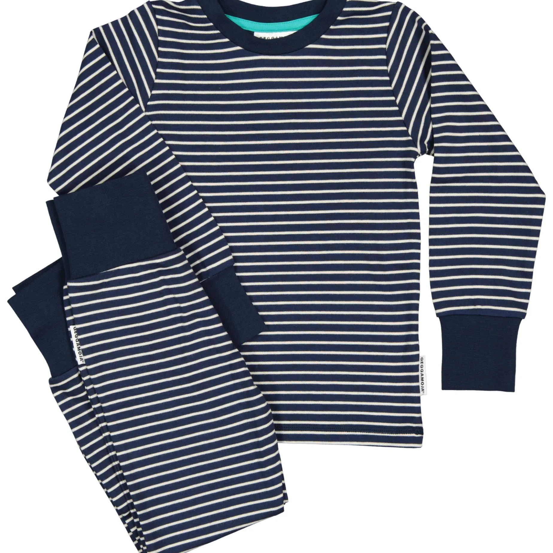 Pyjamas tvådelad Navy/Beige