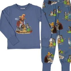 Pyjamas tvådelad Pettson och Findus Blå