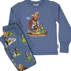 Pyjamas tvådelad Pettson och Findus Blå