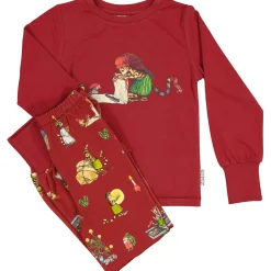 Pyjamas tvådelad Pettson och Findus Röd - Julpyjamas
