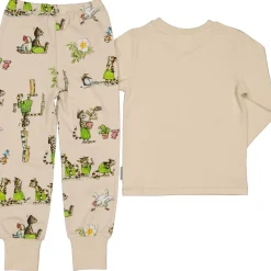 Pyjamas tvådelad Pettson och Findus Beige