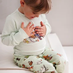 Pyjamas tvådelad Pettson och Findus Grön