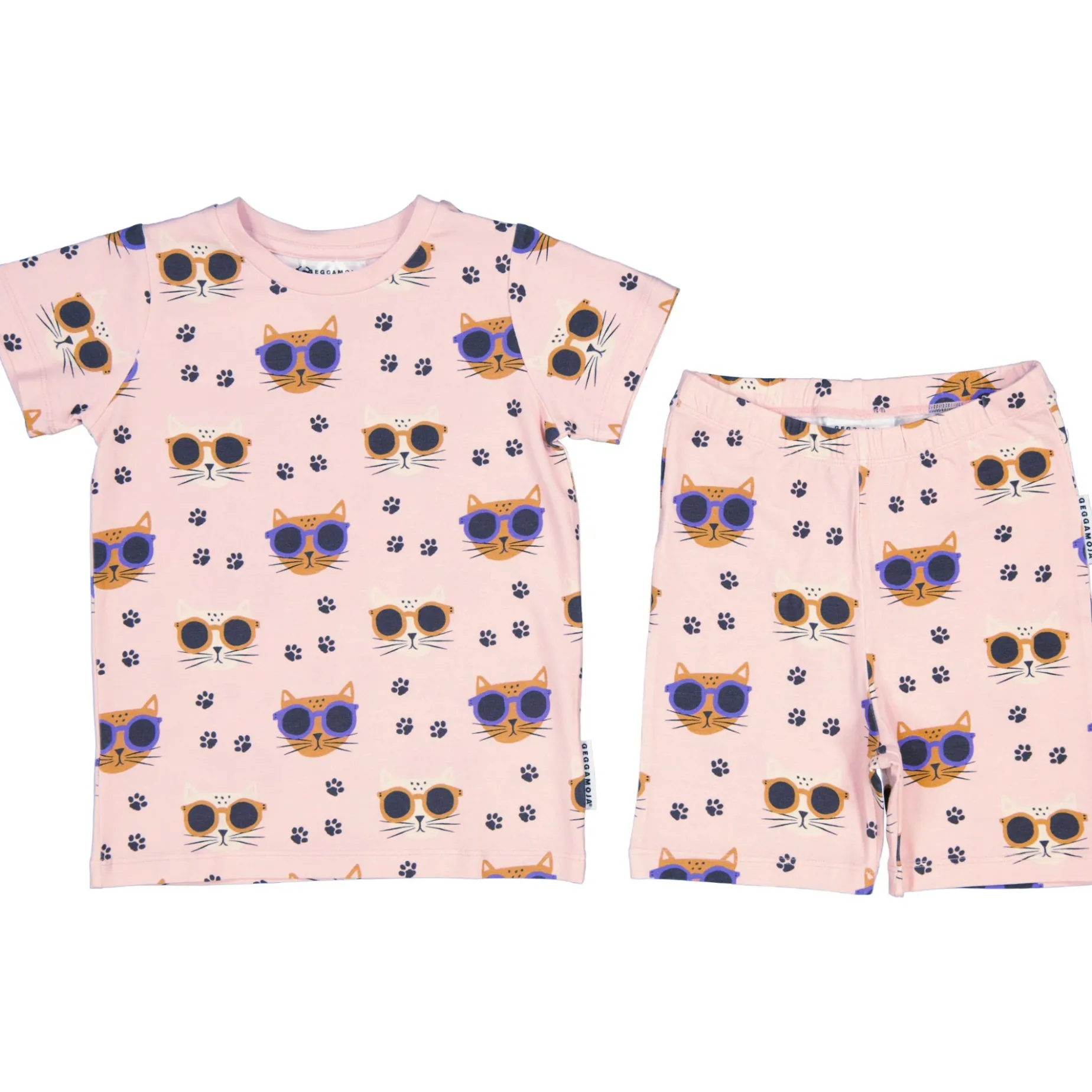 Pyjamas-set Bambu Cool Cats Rosa