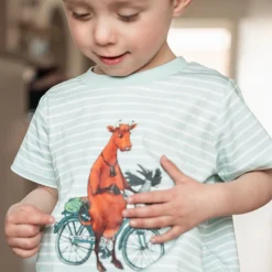 Pyjamas-set Mamma Mu och Kråkan Mint/Vit