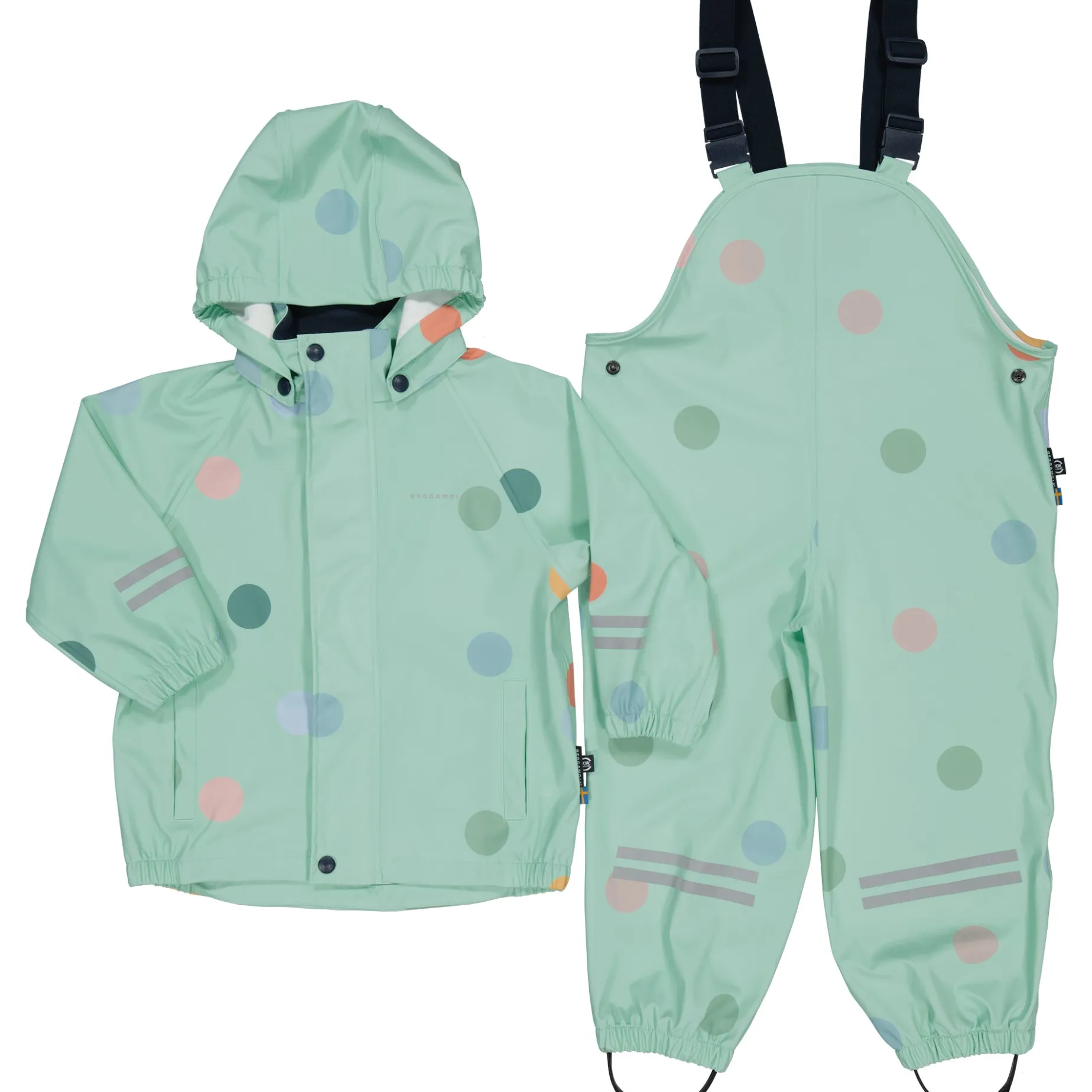 Regnkläder Dots Mint