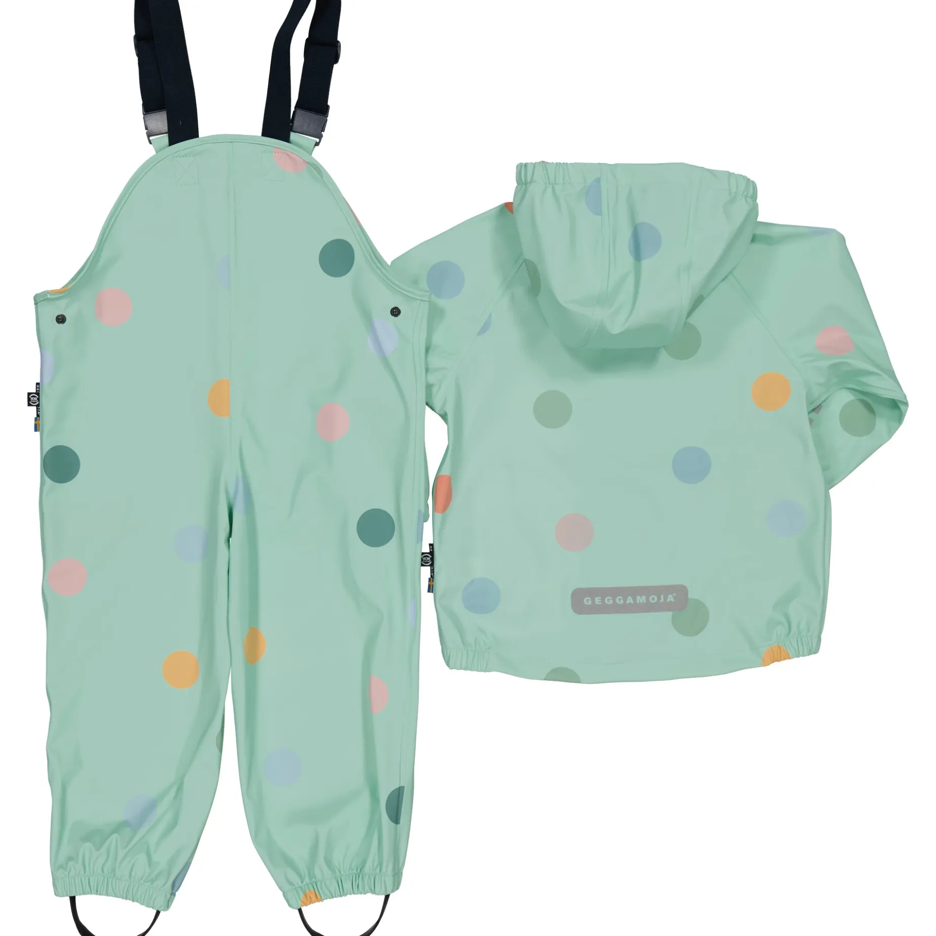 Regnkläder Dots Mint