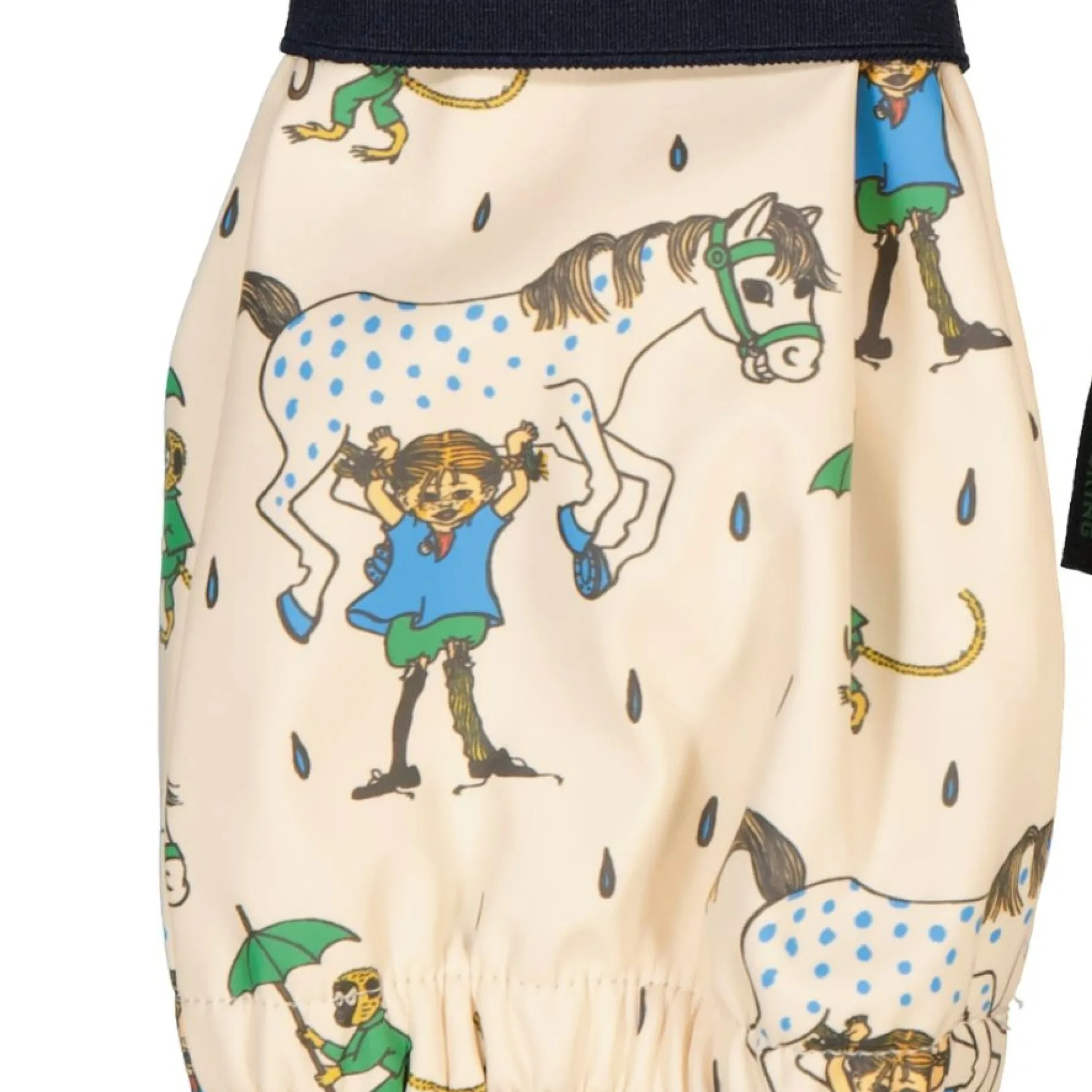 Regnvantar Pippi Långstrump Beige