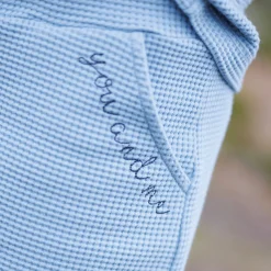 Shorts Waffle Dusty Blue