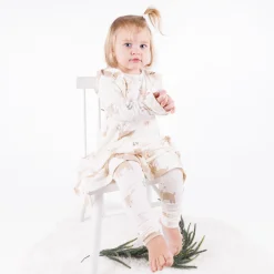 Snurrklänning Bambu Ren Beige