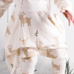 Snurrklänning Bambu Ren Beige