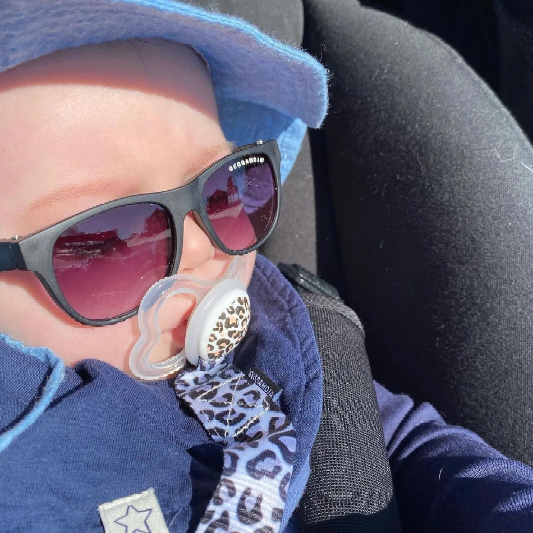 Solglasögon Baby 0-10 m- Svart