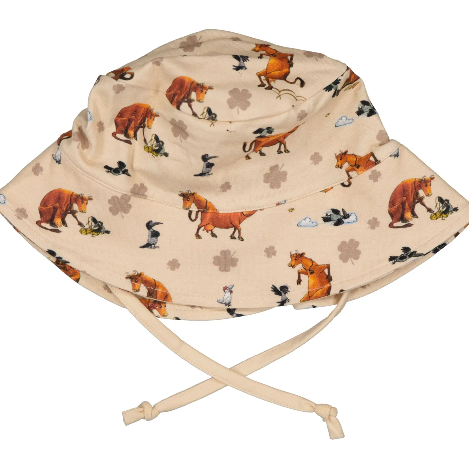 Solhatt Mamma Mu och Kråkan Beige